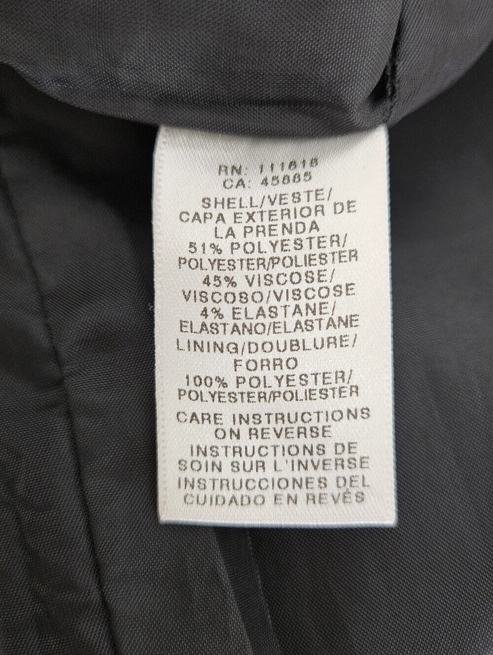 Michael Kors Straight Pencil Skirt Black Knee Length Side Zip Business Career 14 - Picture 5 of 6